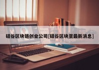 硅谷区块链创业公司[硅谷区块蛋最新消息]